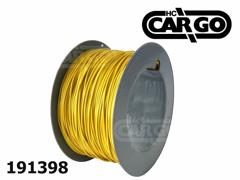 Kabel cargo 1x0,75mm2 zuti 50v 10a